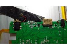 Tablet with Torn Solder Pads Repair