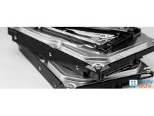 Stack of hard drives